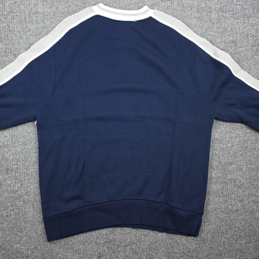 VINTAGE Charming Forge Sweater Mens XL Blue Crew Neck Pullover 80s Normcore